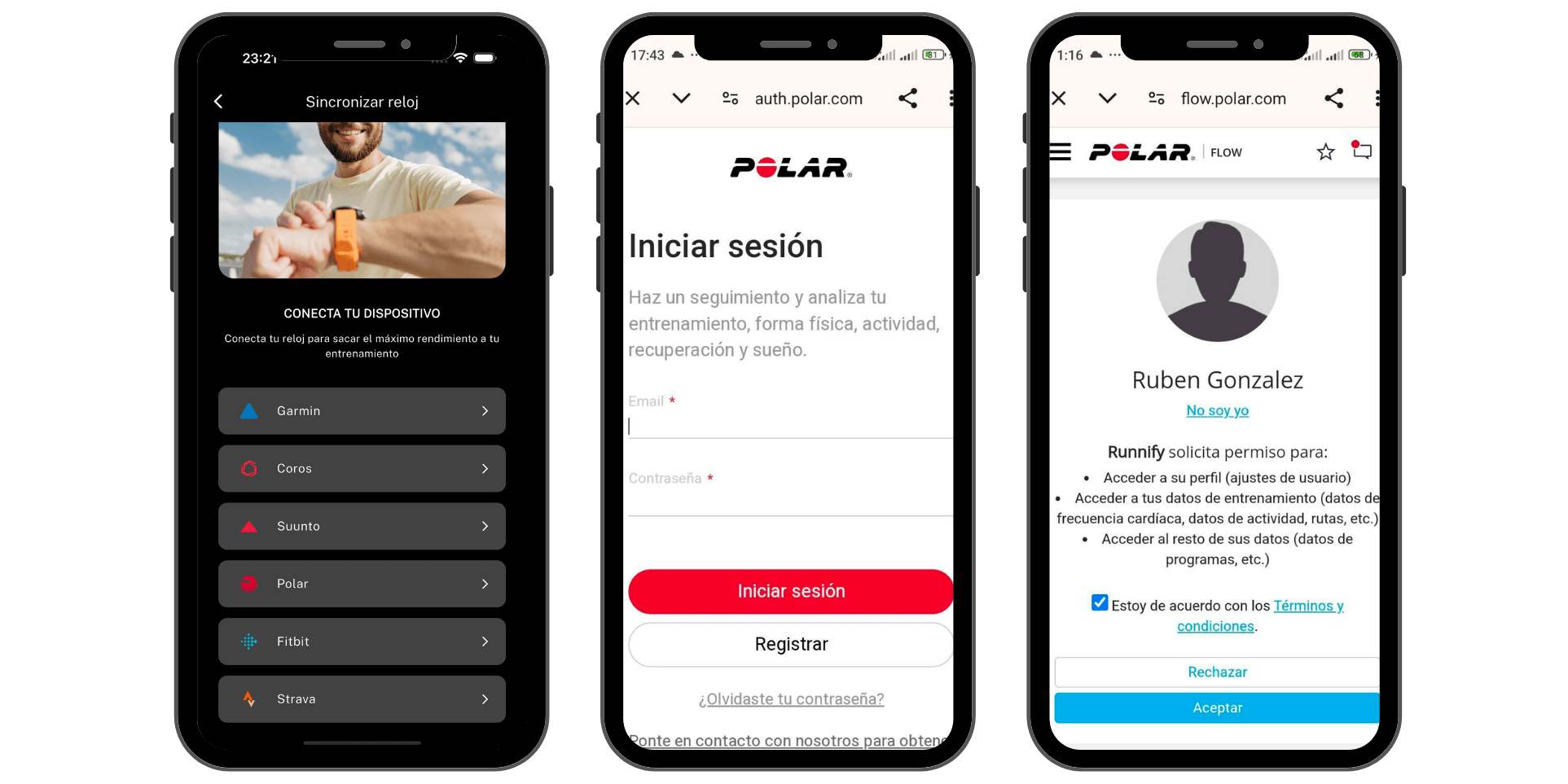 Sync Polar with Runnify